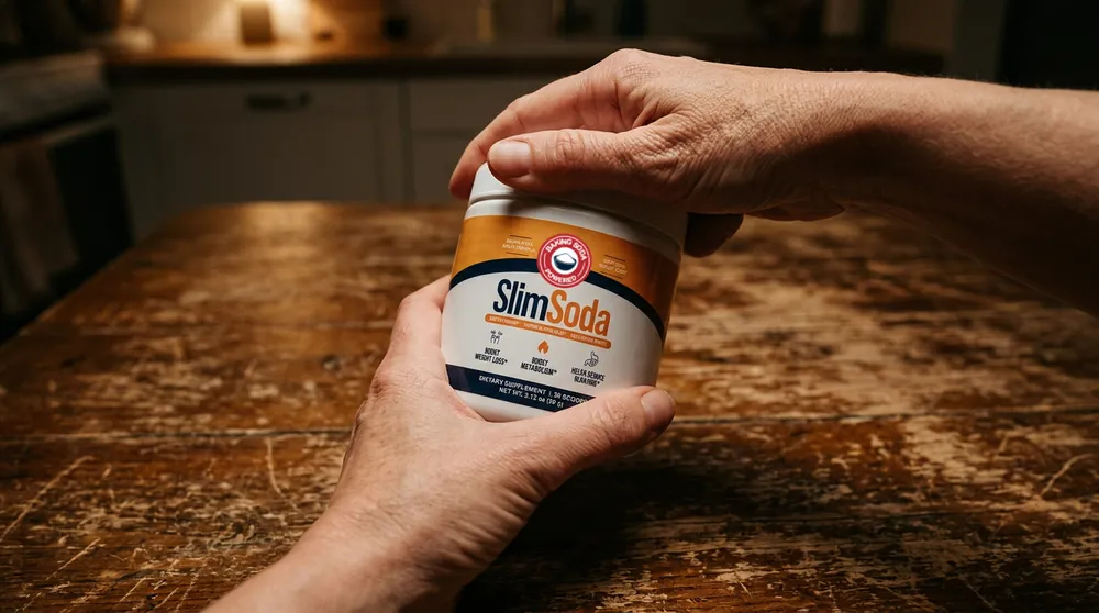 Holding the SlimSoda tub